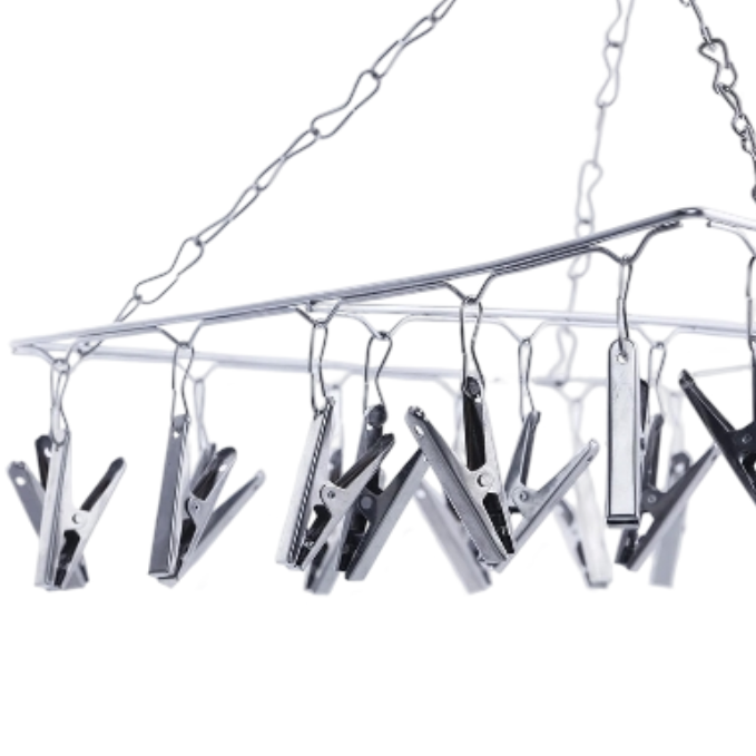 WEWEL Heavy Quality Square Stainless Steel Clothes Drying Hanger
